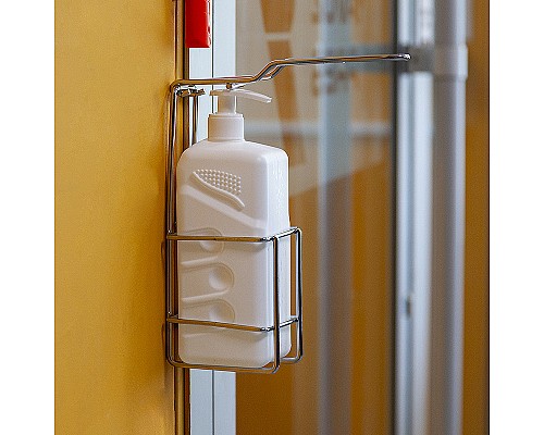 Дозатор дезинфицирующего средства Tekno-tel EG301 Хром Белый