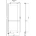 Электрический полотенцесушитель Allen Brau Infinity 44x120 зеркальный