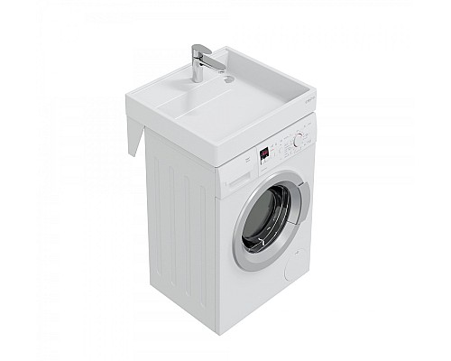 Раковина СанТа Юпитер 60 900130 на стиральную машину Белая