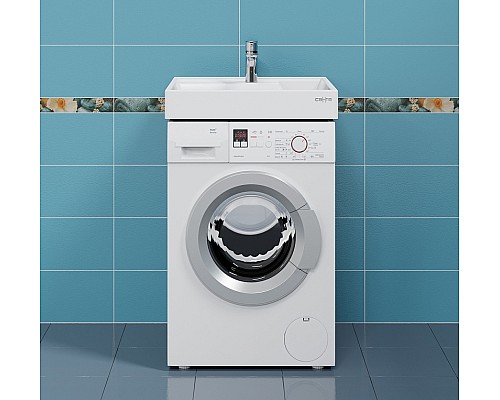 Раковина СанТа Юпитер 60 900130 на стиральную машину Белая