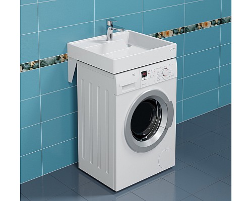 Раковина СанТа Юпитер 60 900130 на стиральную машину Белая