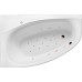Акриловая ванна Excellent Kameleon 170x110 L Relax Золото с гидромассажем