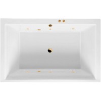 Акриловая ванна Excellent Crown Lux 190x120 с гидромассажем