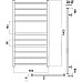 Водяной полотенцесушитель Domoterm Куба П10 500x1000 Хром
