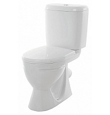 Унитаз-компакт Sanita Стандарт эконом WC.CC/Standart/1-P/WHT.G/S1 с бачком и сиденьем