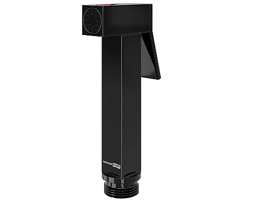 Гигиенический душ со смесителем WasserKRAFT А66096 Черный глянец