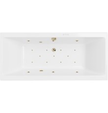 Акриловая ванна Excellent Pryzmat 200x90 WAEX.PRY20.RELAX.BR с гидромассажем