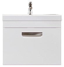 Тумба под раковину Velvex Estea 60 tp.EST.MOD.60.1Y подвесная Белая матовая