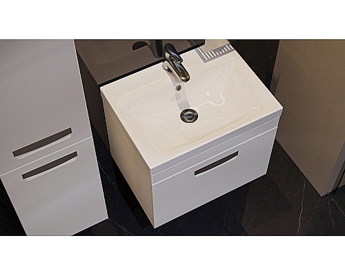 Тумба под раковину Velvex Estea 60 tp.EST.MOD.60.1Y подвесная Белая матовая