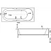 Акриловая ванна Bas Мальдива 160x70 В 00022 без гидромассажа