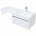Тумба с раковиной Aquanet Токио 130 R 239218 подвесная Белая