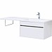 Тумба с раковиной Aquanet Токио 130 R 239218 подвесная Белая
