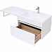 Тумба с раковиной Aquanet Токио 130 R 239218 подвесная Белая