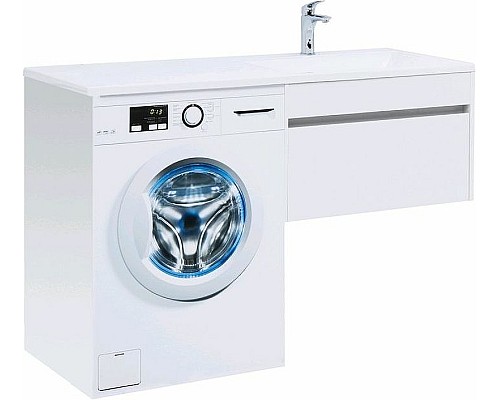 Тумба с раковиной Aquanet Токио 130 R 239218 подвесная Белая