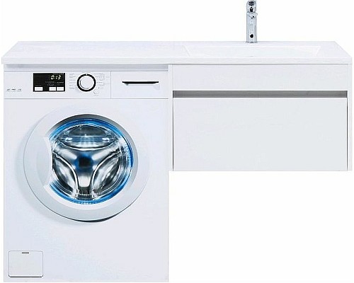 Тумба с раковиной Aquanet Токио 130 R 239218 подвесная Белая