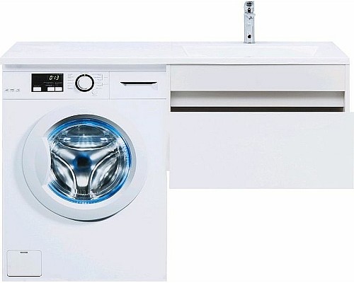 Тумба с раковиной Aquanet Токио 130 R 239218 подвесная Белая