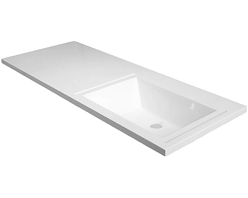 Тумба с раковиной Aquanet Токио 130 R 239218 подвесная Белая