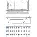 Акриловая ванна Koller Pool Edge 170х80 без гидромассажа