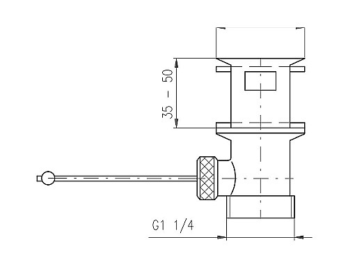 Донный клапан Rav Slezak MD0013SM Бронза