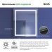 Зеркало Iddis Zodiac 60 с подсветкой с подогревом Белое