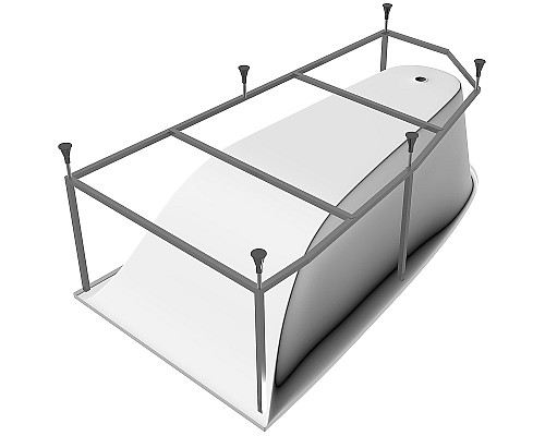 Акриловая ванна Vayer Boomerang 150x90 R Гл000010851 без гидромассажа