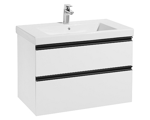 Тумба под раковину Roca Domi 80 A857459806 подвесная Белый глянец