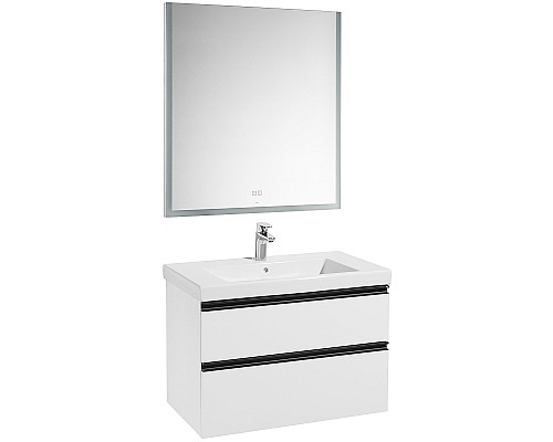 Тумба под раковину Roca Domi 80 A857459806 подвесная Белый глянец