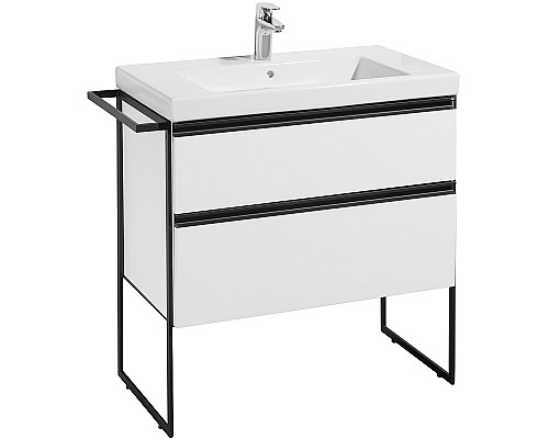 Тумба под раковину Roca Domi 80 A857459806 подвесная Белый глянец