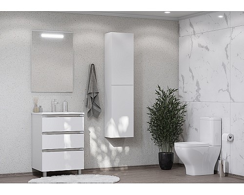 Шкаф пенал Roca The Gap 35 A857427806 подвесной Белый глянец