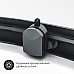 Душевой уголок AM.PM Gem 90х90 W90G-401A090BT профиль Черный матовый стекло прозрачное