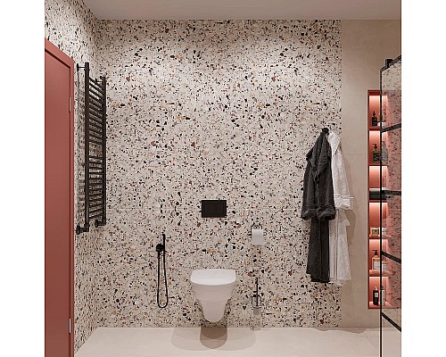 Ершик для унитаза DIWO Смоленск ПК14787 Черный муар