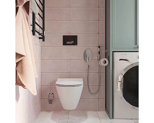 Ершик для унитаза DIWO Смоленск ПК14787 Черный муар