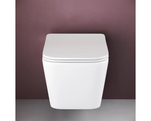 Комплект унитаза с инсталляцией Ceramicanova Metric CN3007_1001W_1000 с сиденьем Микролифт и Белой клавишей смыва