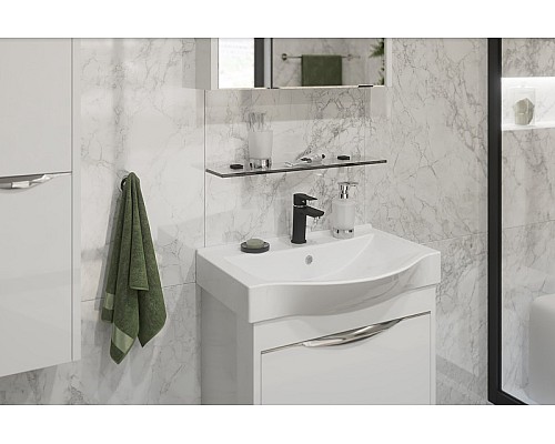 Стеклянная полка STWORKI Glass Shelf 60 3GW262TTKK000 Черная Стеклянная полка STWORKI Glass Shelf 60 3GW262TTKK000 Черная