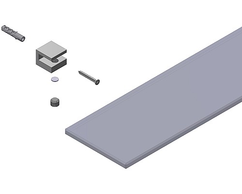 Стеклянная полка STWORKI Glass Shelf 60 3GW262TTKK000 Черная Стеклянная полка STWORKI Glass Shelf 60 3GW262TTKK000 Черная