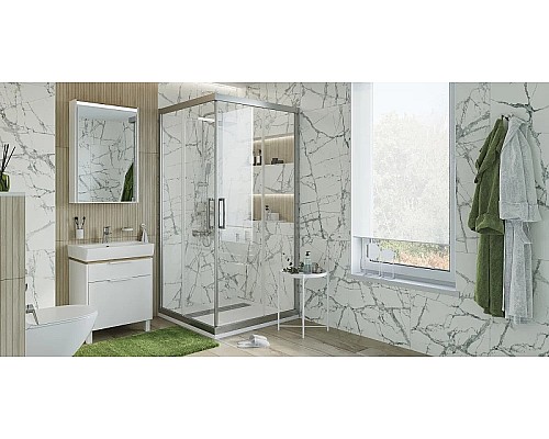 Тумба с раковиной STWORKI Дублин 60 406302 Белая Светлое дерево