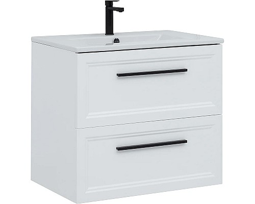 Тумба с раковиной STWORKI Эстерсунд 75 440912 подвесная Белая матовая