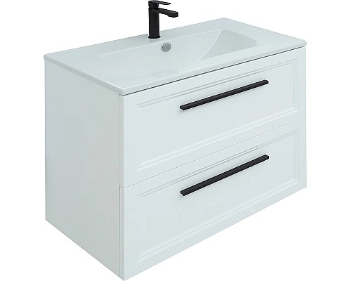 Тумба с раковиной STWORKI Эстерсунд 75 440912 подвесная Белая матовая