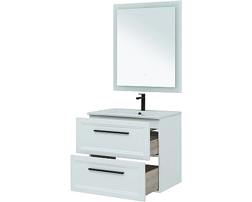 Комплект мебели для ванной STWORKI Эстерсунд 75 440898 подвесной Белый матовый