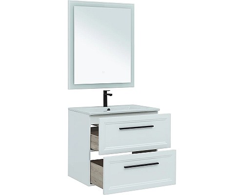 Комплект мебели для ванной STWORKI Эстерсунд 75 440898 подвесной Белый матовый