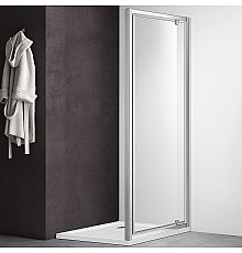 Душевая дверь Aquatek 100 AQ ARI PI 10020CH профиль Хром стекло прозрачное