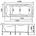 Акриловая ванна Marka One Dipsa 170х75 12017894 без гидромассажа