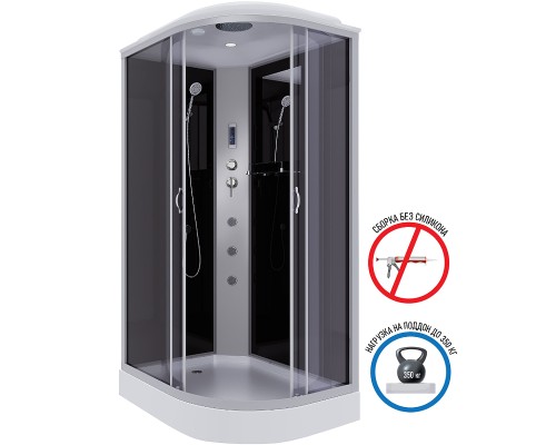 Душевая кабина Niagara Classic 120х80 L NG-3512-14LF с гидромассажем