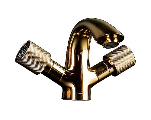 Смеситель для раковины Boheme Royal Cristal 291-Royal/CRSTBlack Золото