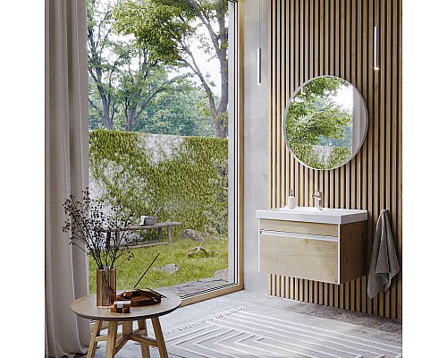 Тумба под раковину Aqwella Urban 100 URB0110DD подвесная Дуб Давос