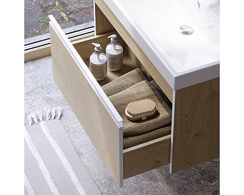 Тумба под раковину Aqwella Urban 100 URB0110DD подвесная Дуб Давос