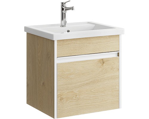 Тумба под раковину Aqwella Urban 50 URB0105DD подвесная Дуб Давос