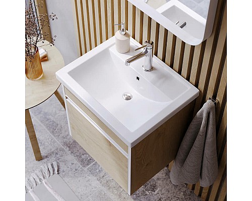 Тумба под раковину Aqwella Urban 60 URB0106DD подвесная Дуб Давос