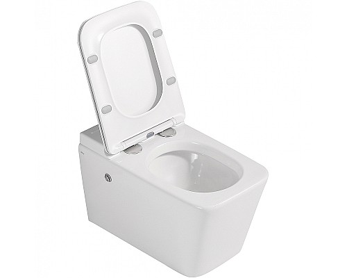 Унитаз Abber Rechteck AC1202P подвесной с сиденьем Микролифт