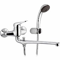 Смеситель для ванны Remer Kiss K49 универсальный Хром
